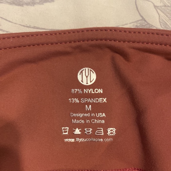 TYC-Til You Collapse Resilient Heart Booty Leggings - Blush Pink - Picture 2 of 4